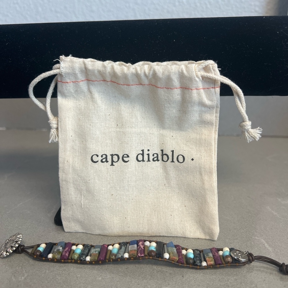 Cape Diablo Gemstone Bracelet Handmade Beaded Jewelry
